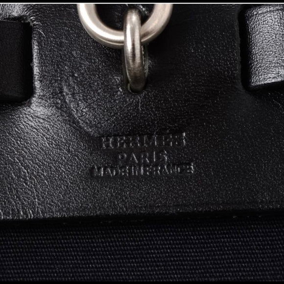 Hermes Toile Herbag black
